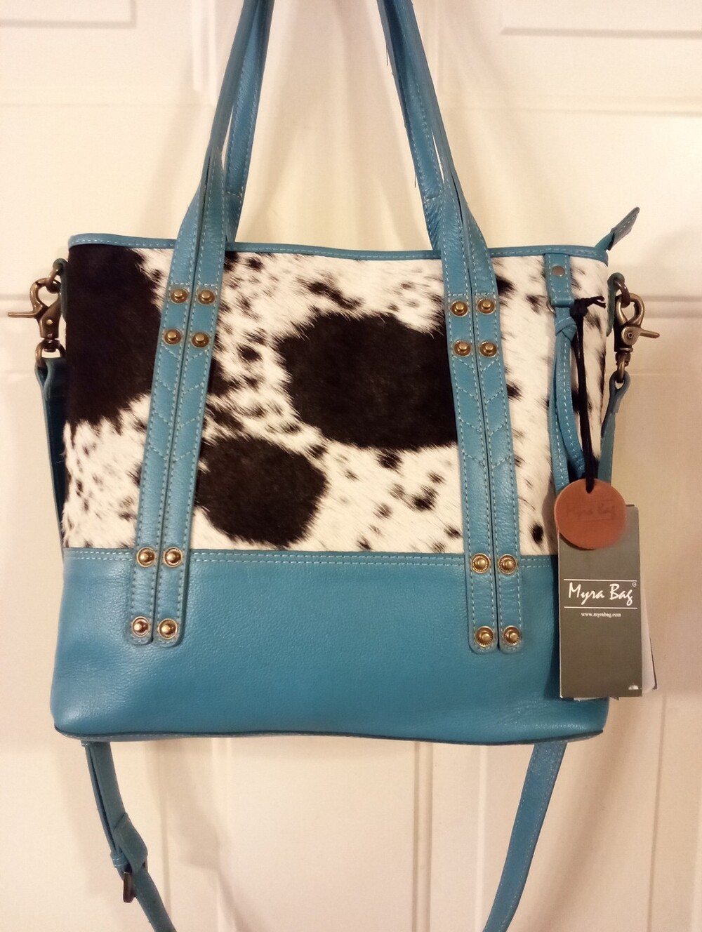 Myra Bag Co Genuine Leather And Hide Purse